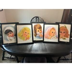 Hazey Autumn Listing for Vintage Baby Advertising Prints (Set of 5)